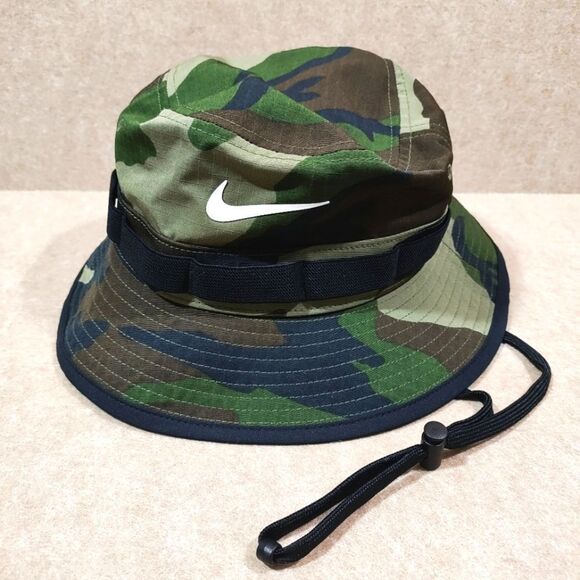 Nike Dri-Fit Apex Camo Unisex Sun Fishing Boonie Bucket Hat #7 - Picture 1 of 3